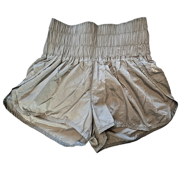 Free People FP Movement Shorts Athletic Sz Small Gray "The Way‎ Home" - Picture 1 of 6